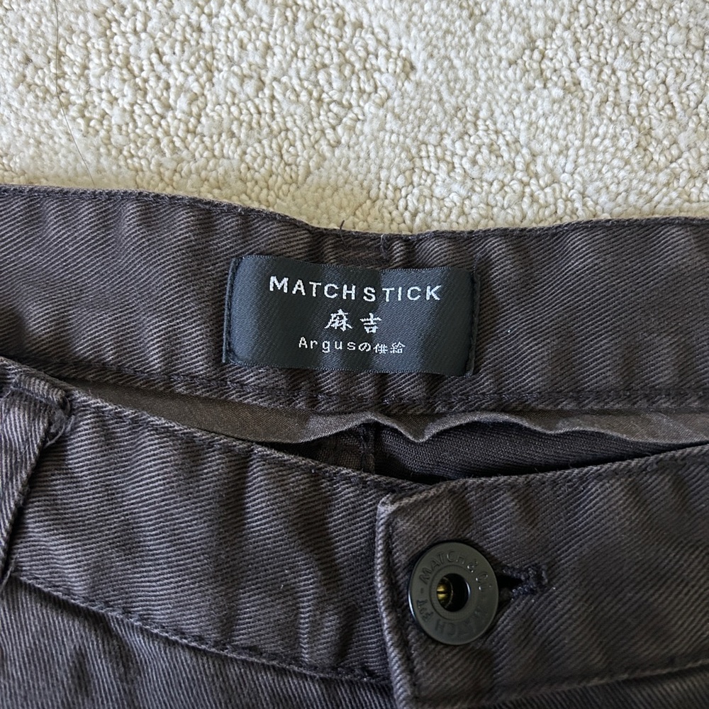 Matchstick dark mocha wash slim jeans